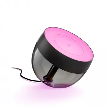 Philips Hue White and Colour Ambience Iris stolná lampa, smart stolná lampa, Bluetooth/Zigbee, čierna, LED, kov, syntetika, nevymeniteľné svetelné zdroje