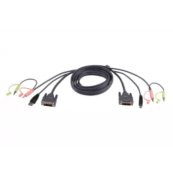 ATEN DVI-D USB KVM kábel 1,8m