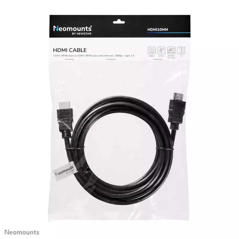 Neomounts HDMI10MM HDMI kábel – 3 metre