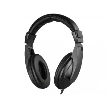Sandberg Saver MiniJack Headphone Large, káblový, hovory/hudba, 20 - 20000 Hz, 270 g, slúchadlá, čierna