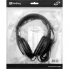 Sandberg Saver MiniJack Headphone Large, káblový, hovory/hudba, 20 - 20000 Hz, 270 g, slúchadlá, čierna