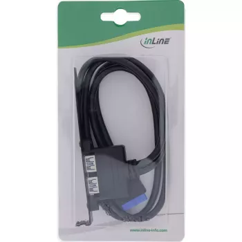 InLine slotový držiak 2x USB 3.0 A konektor samica / interný konektor základnej dosky 0,5 m