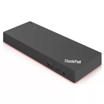 Lenovo 40AN0135EU dokovacia stanica/portový replikátor káblová Thunderbolt 3 čierna, červená
