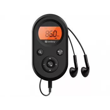 Sandberg Pocket Radio FM+AM nabíjateľné, prenosné, AM, FM, 76 - 108 MHz, 522-1710KHz (9KHz) / 520-170KHz (10KHz), Amber, 3,5 mm