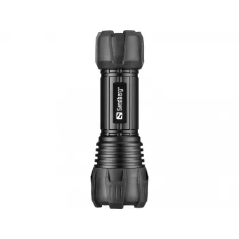 Sandberg Survivor Torch pre AAA batériu, ručná baterka, čierna, hliník, LED, 3 W, 150 lm