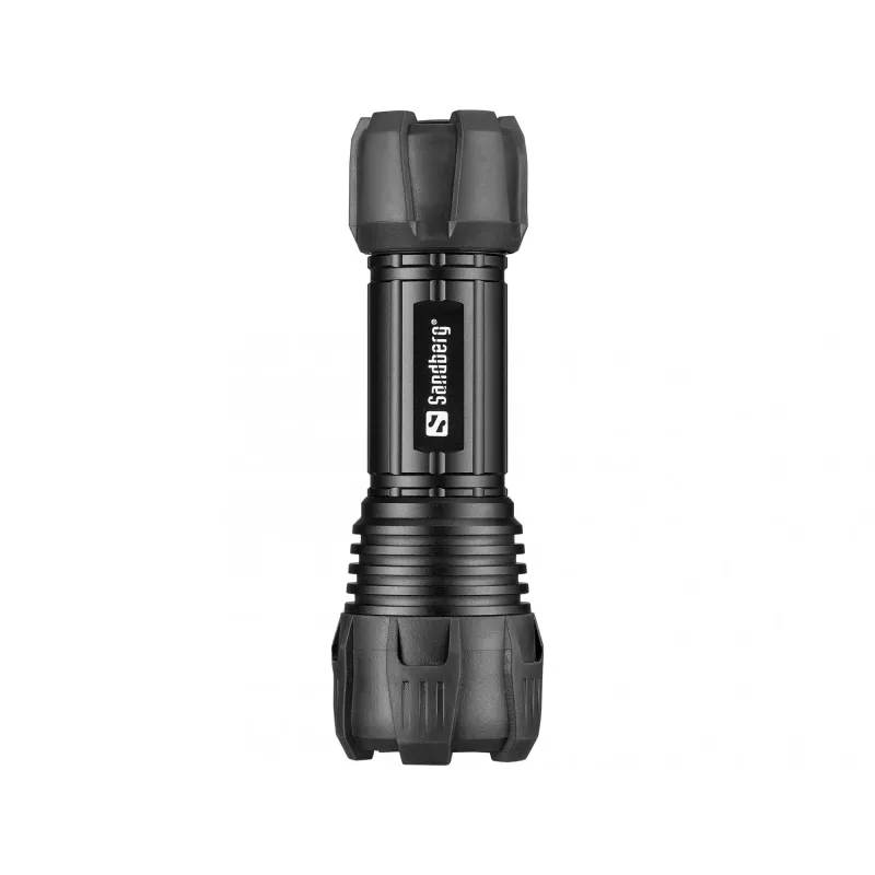 Sandberg Survivor Torch pre AAA batériu, ručná baterka, čierna, hliník, LED, 3 W, 150 lm