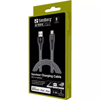 Sandberg Survivor Lightning kábel 1M