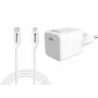 AC nabíjačka Sandberg 20W USB-C + Lightning 1M rýchlonabíjanie biela
