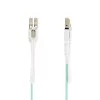 StarTech.com 10m (32.8ft) LC na LC (UPC) OM4 multimódový optický kábel s push-pull jazýčkami, 50/125µm, 100G, odolný voči ohybu, nízky útlm – LSZH optický prepojovací kábel