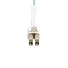 StarTech.com 10m (32.8ft) LC na LC (UPC) OM4 multimódový optický kábel s push-pull jazýčkami, 50/125µm, 100G, odolný voči ohybu, nízky útlm – LSZH optický prepojovací kábel