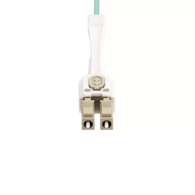 StarTech.com 10m (32.8ft) LC na LC (UPC) OM4 multimódový optický kábel s push-pull jazýčkami, 50/125µm, 100G, odolný voči ohybu, nízky útlm – LSZH optický prepojovací kábel
