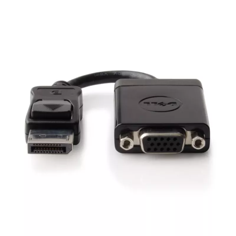 Video kábel adaptér DELL 492-11715 DisplayPort na VGA čierny