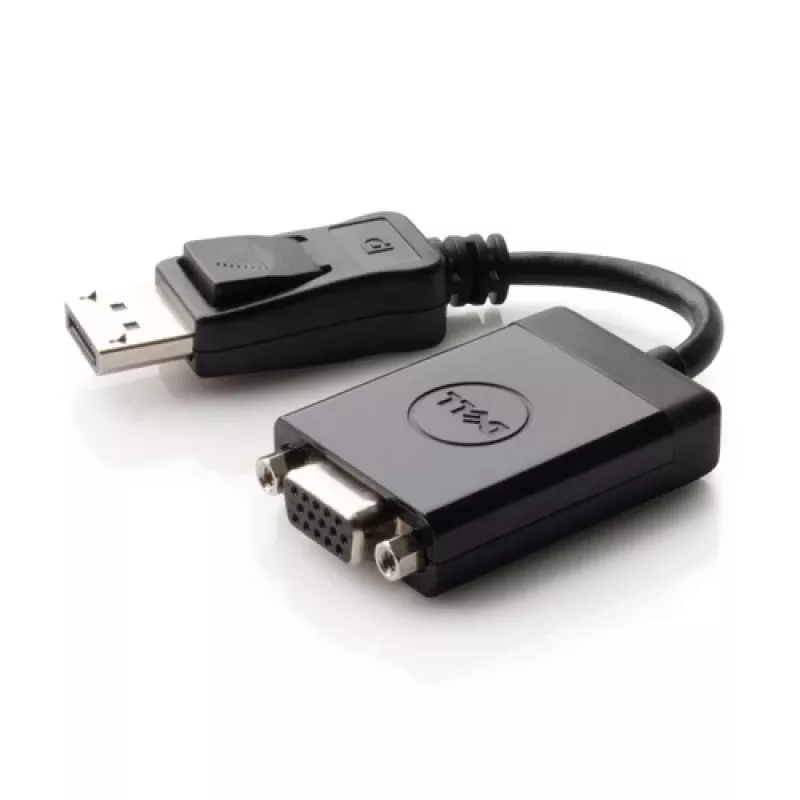Video kábel adaptér DELL 492-11715 DisplayPort na VGA čierny