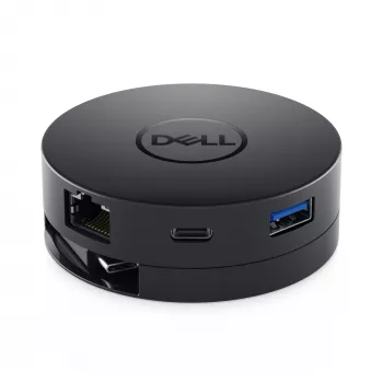 DELL DA300 káblový USB 3.2 Gen 2 (3.1 Gen 2) Type-C čierny