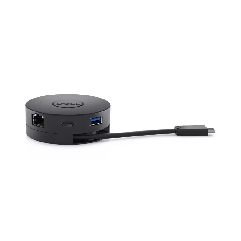DELL DA300 káblový USB 3.2 Gen 2 (3.1 Gen 2) Type-C čierny