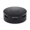 DELL DA300 káblový USB 3.2 Gen 2 (3.1 Gen 2) Type-C čierny
