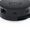 DELL DA300 káblový USB 3.2 Gen 2 (3.1 Gen 2) Type-C čierny
