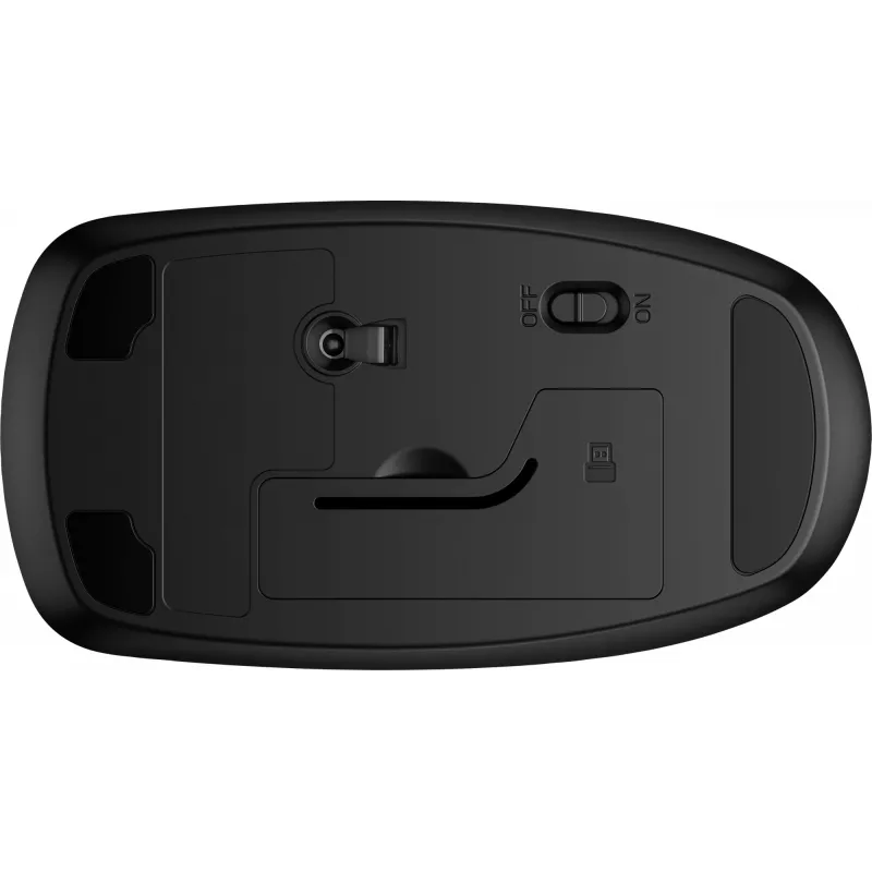 HP 235 bezdrôtová myš, optická, 3 tlačidlá, 2,4 GHz, USB prijímač, čierna