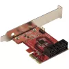 StarTech.com SATA PCIe karta - 4 port PCIe SATA rozširujúca karta - 6 Gbit/s - low-profile kryt - združené SATA konektory - ASM1164 Non-RAID - PCI Express na SATA konvertor