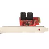 StarTech.com SATA PCIe karta - 4 port PCIe SATA rozširujúca karta - 6 Gbit/s - low-profile kryt - združené SATA konektory - ASM1164 Non-RAID - PCI Express na SATA konvertor