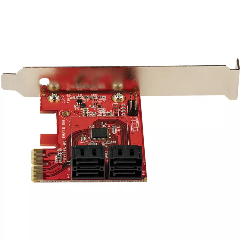 StarTech.com SATA PCIe karta - 4 port PCIe SATA rozširujúca karta - 6 Gbit/s - low-profile kryt - združené SATA konektory - ASM1164 Non-RAID - PCI Express na SATA konvertor
