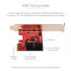 StarTech.com SATA PCIe karta - 4 port PCIe SATA rozširujúca karta - 6 Gbit/s - low-profile kryt - združené SATA konektory - ASM1164 Non-RAID - PCI Express na SATA konvertor