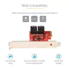 StarTech.com SATA PCIe karta - 4 port PCIe SATA rozširujúca karta - 6 Gbit/s - low-profile kryt - združené SATA konektory - ASM1164 Non-RAID - PCI Express na SATA konvertor