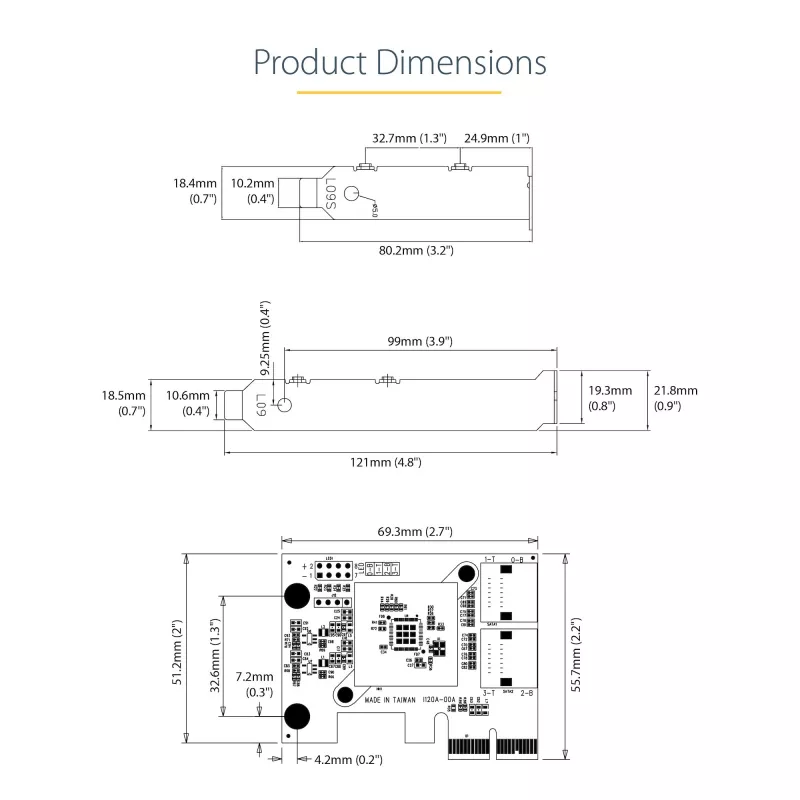 StarTech.com SATA PCIe karta - 4 port PCIe SATA rozširujúca karta - 6 Gbit/s - low-profile kryt - združené SATA konektory - ASM1164 Non-RAID - PCI Express na SATA konvertor