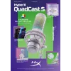 HyperX QuadCast S - USB mikrofón (bielo-sivá) - RGB osvetlenie