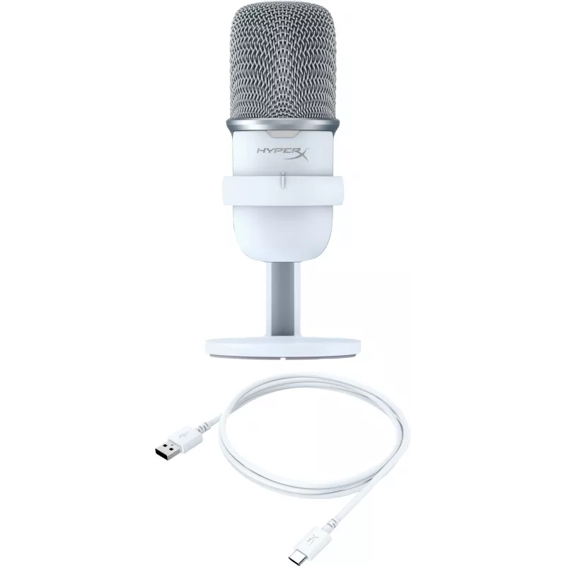 HyperX SoloCast – USB mikrofón (biela)