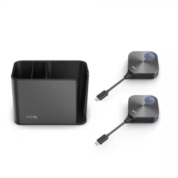 Bezdrôtový prezentačný systém BenQ TZY61 desktop, čierna, ABS/hliník/PC puzdro, 67×67×23,2 mm