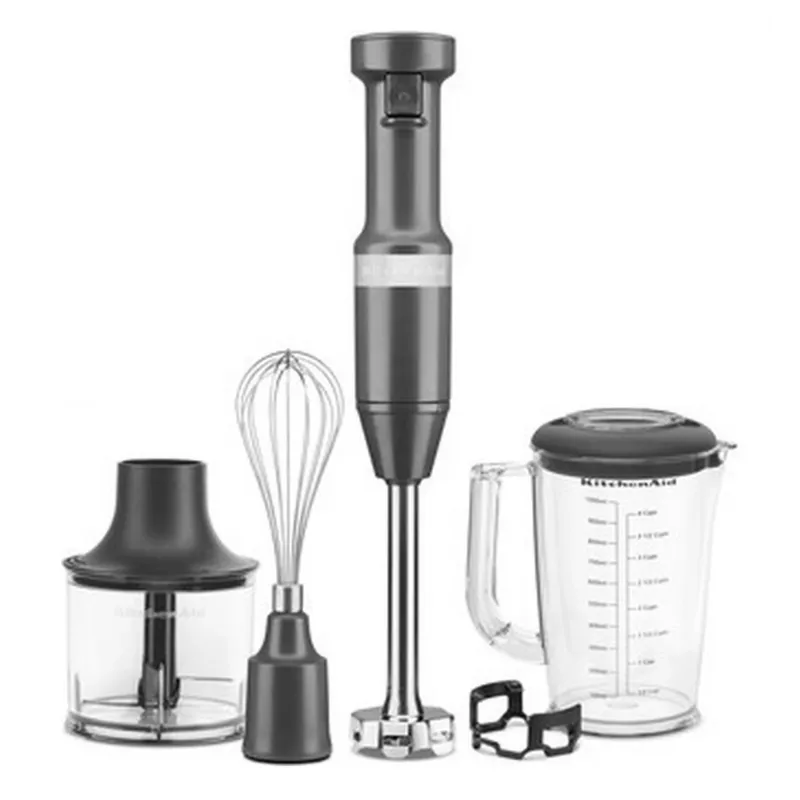 KitchenAid 5KHBV83EDG 1 L tyčový mixér 180 W sivý
