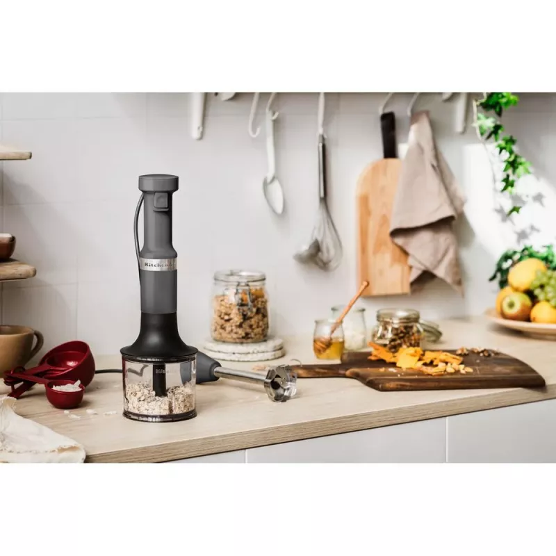 KitchenAid 5KHBV83EDG 1 L tyčový mixér 180 W sivý