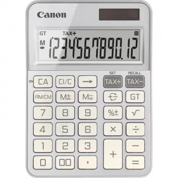 Základná kalkulačka Canon KS-125KB stolová 12-miestna strieborná