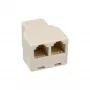 InLine modulárny rozbočovač 1x RJ12 konektor samica / 2x RJ12 konektor samica 69999B