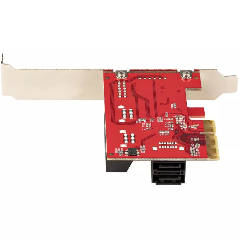 StarTech.com SATA PCIe karta – 6-portová PCIe SATA rozširujúca karta – 6 Gbit/s – Low/Full Profile – naskladané SATA konektory – ASM1166 Non-RAID – PCI Express na SATA konvertor