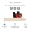StarTech.com SATA PCIe karta – 6-portová PCIe SATA rozširujúca karta – 6 Gbit/s – Low/Full Profile – naskladané SATA konektory – ASM1166 Non-RAID – PCI Express na SATA konvertor