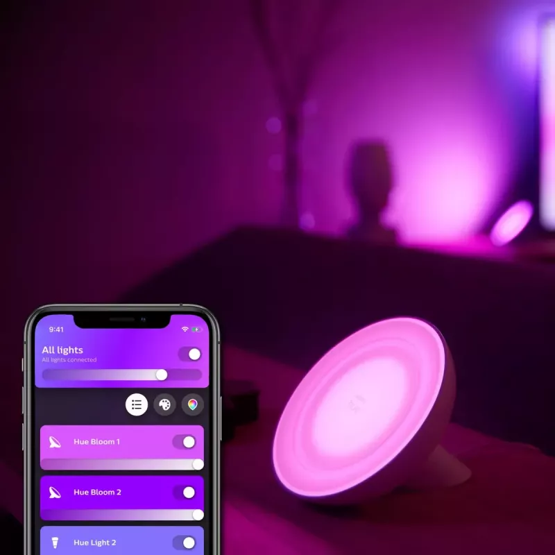 Smart stolná lampa Philips Hue White and Colour Ambience Bloom
