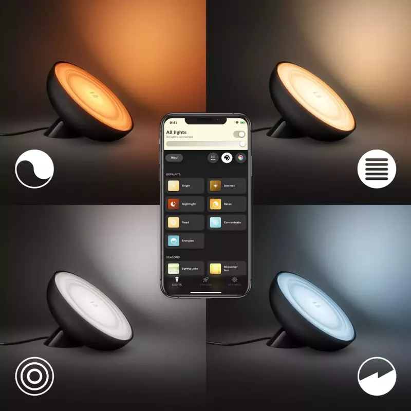 Smart stolná lampa Philips Hue White and Colour Ambience Bloom