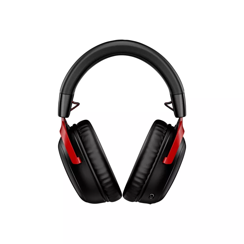 HyperX Cloud III Wireless - herný headset, čierna; červená, Čína, okolo uší, uzavretý, aktívny, 155 mm