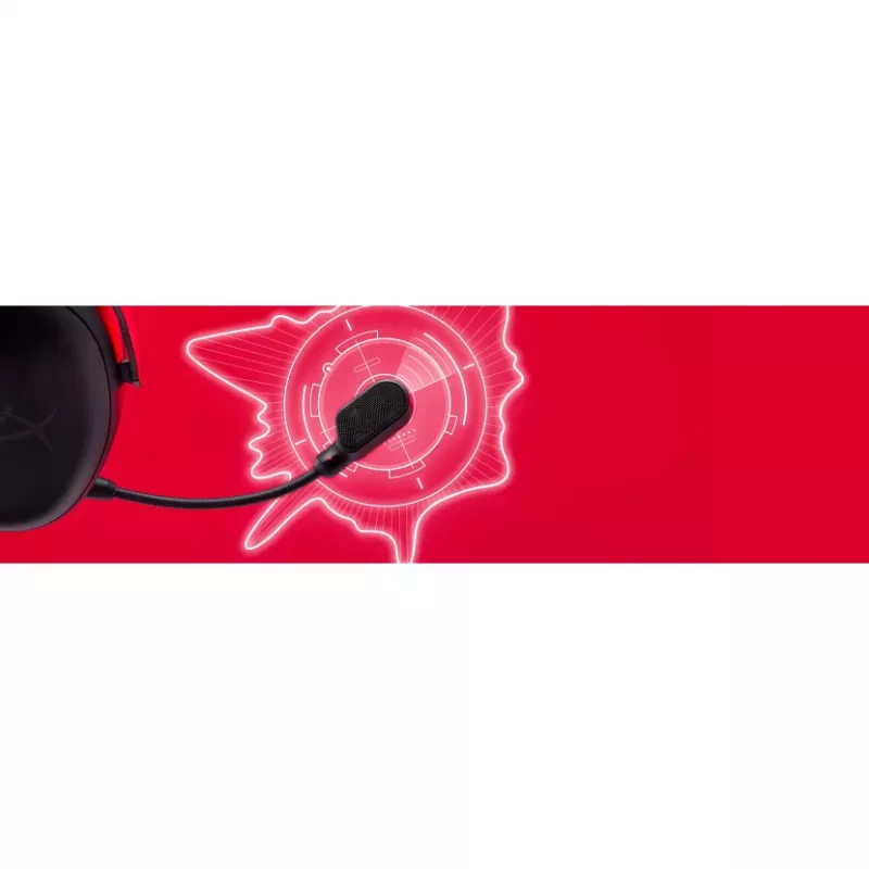 HyperX Cloud III Wireless - herný headset, čierna; červená, Čína, okolo uší, uzavretý, aktívny, 155 mm