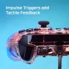 HyperX Clutch Gladiate – káblový herný RGB ovládač – Xbox, gamepad, Xbox One, Xbox Series X, káblový, USB, USB Type-A, USB Type-C, transparentný