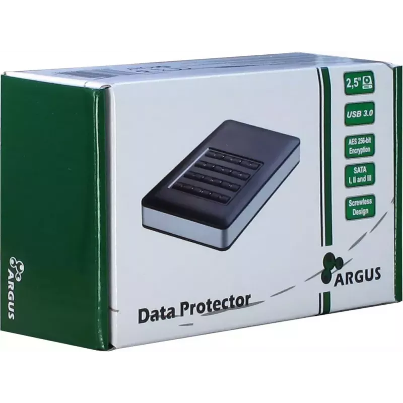 Skriňa na pevný disk Inter-Tech GD-25LK01 hliník čierna 2,5