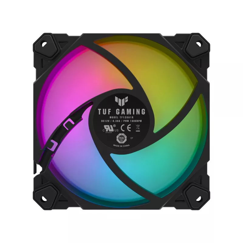 ASUS TUF Gaming TF120 ARGB ventilátor počítačová skriňa vzduchový chladič 12 cm čierna