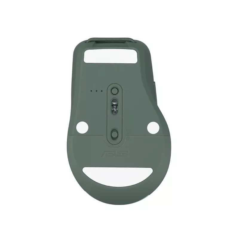 Myš ASUS SmartO MD200 Silent Plus – obojručná RF Wireless + Bluetooth, optická 4200 DPI, 6 tlačidiel, zelená
