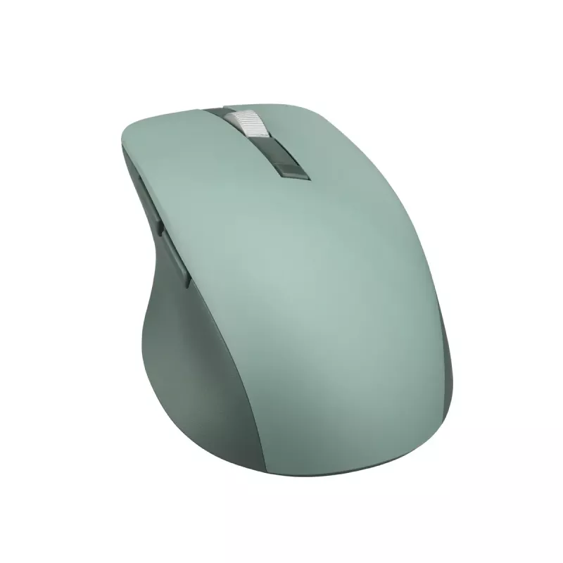 Myš ASUS SmartO MD200 Silent Plus – obojručná RF Wireless + Bluetooth, optická 4200 DPI, 6 tlačidiel, zelená