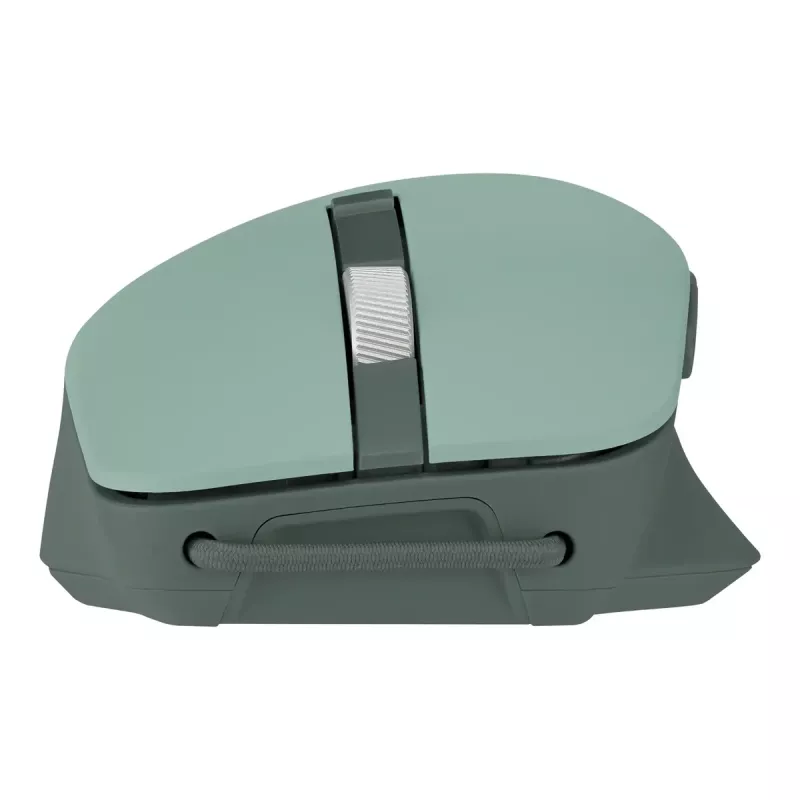 Myš ASUS SmartO MD200 Silent Plus – obojručná RF Wireless + Bluetooth, optická 4200 DPI, 6 tlačidiel, zelená