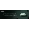 Myš ASUS SmartO MD200 Silent Plus – obojručná RF Wireless + Bluetooth, optická 4200 DPI, 6 tlačidiel, zelená