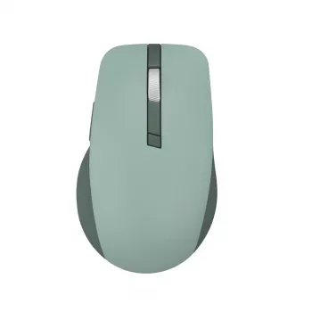 Myš ASUS SmartO MD200 Silent Plus – obojručná RF Wireless + Bluetooth, optická 4200 DPI, 6 tlačidiel, zelená