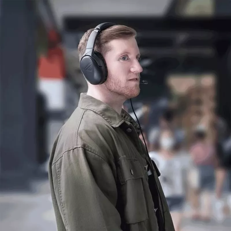ASUS ROG Strix Go headset káblový head-band gaming USB Type-C čierny